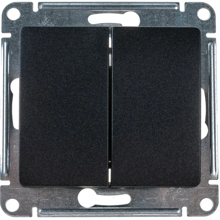 Двухклавишный выключатель Systeme Electric GLOSSA GSL000751