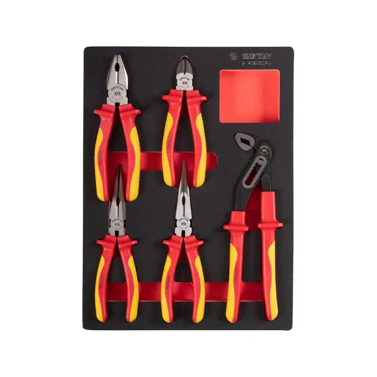 Диэлектрических набор пассатижей и бокорезов KING TONY 9-40605GPV