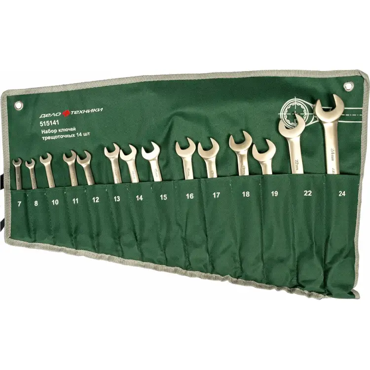 Набор комбинированных ключей Дело Техники ДТ/8 515141 Набор комбинированных ключей Дело Техники ДТ/8 515141