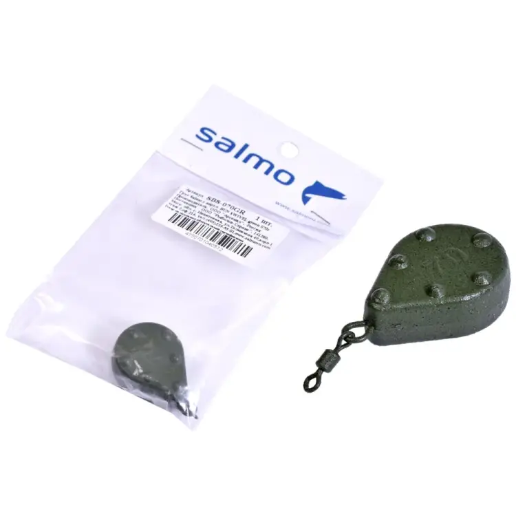 Грузило Salmo BUN SWIVEL green SBS-070GR
