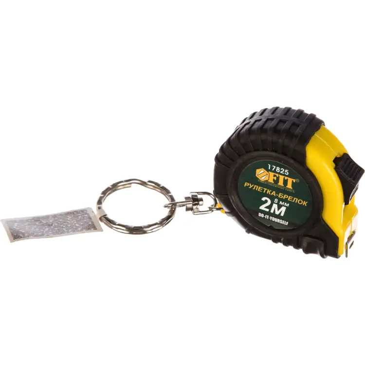 С прорезиненным корпусом рулетка FIT DIY 17825