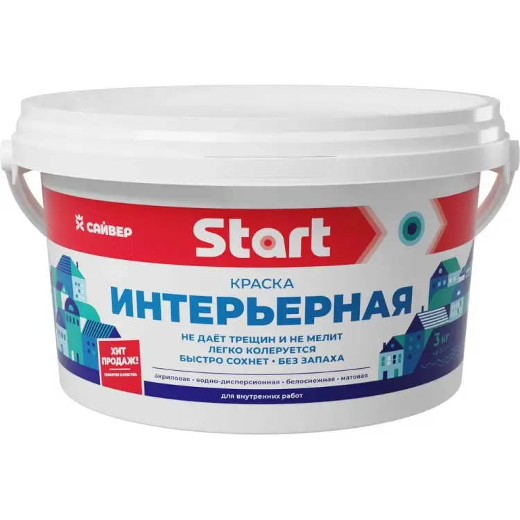 Акриловая интерьерная краска Start 4670003102085