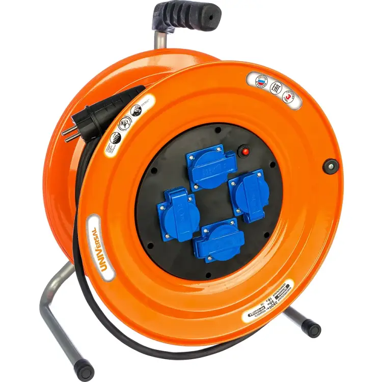 Силовой удлинитель на катушке UNIVersal У16-046 9633327