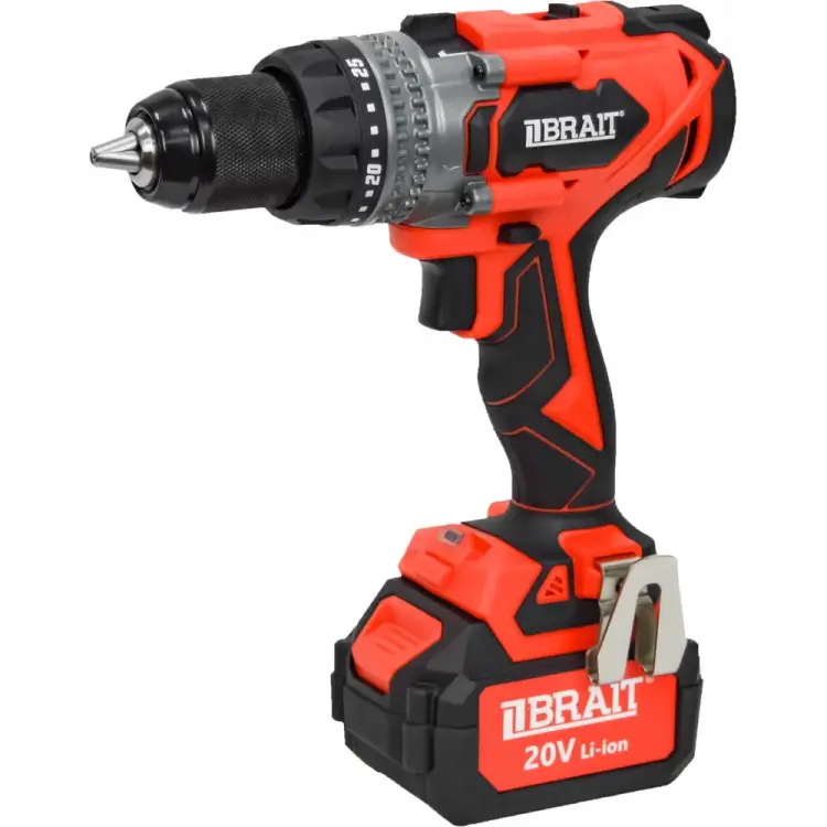 Аккумуляторная дрель BRAIT BCDI20-4PUMBL-1 PRO Аккумуляторная дрель BRAIT BCDI20-4PUMBL-1 PRO