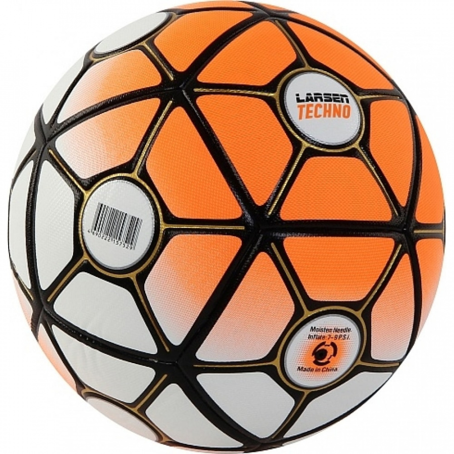 Футбольный мяч Larsen Techno Orange