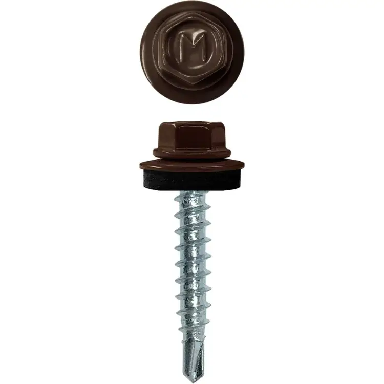 Кровельный саморез Daxmer 4,8х29 RAL8019 (250 шт.) 305559