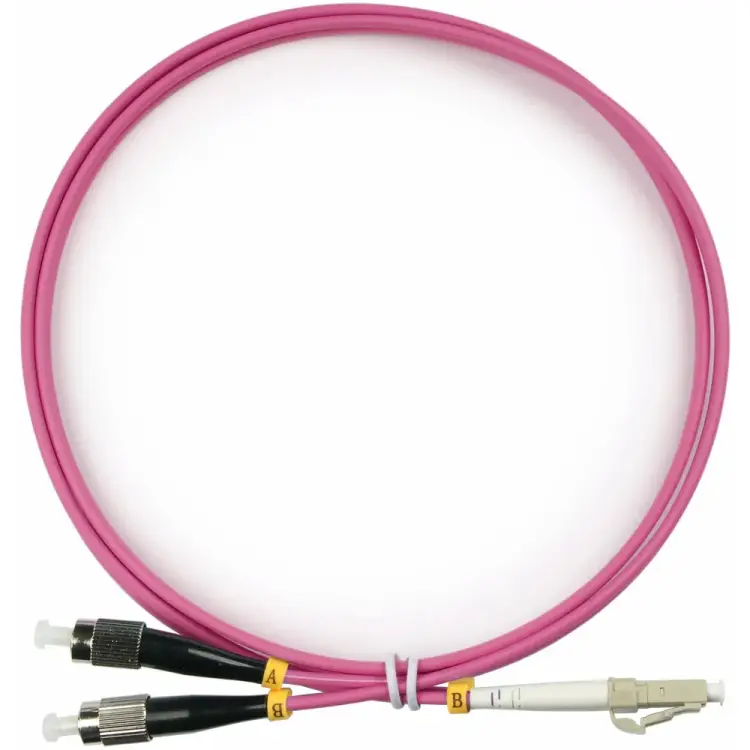 Оптический шнур Cabeus FOP-50-OM4-LC-FC-3m Оптический шнур Cabeus FOP-50-OM4-LC-FC-3m