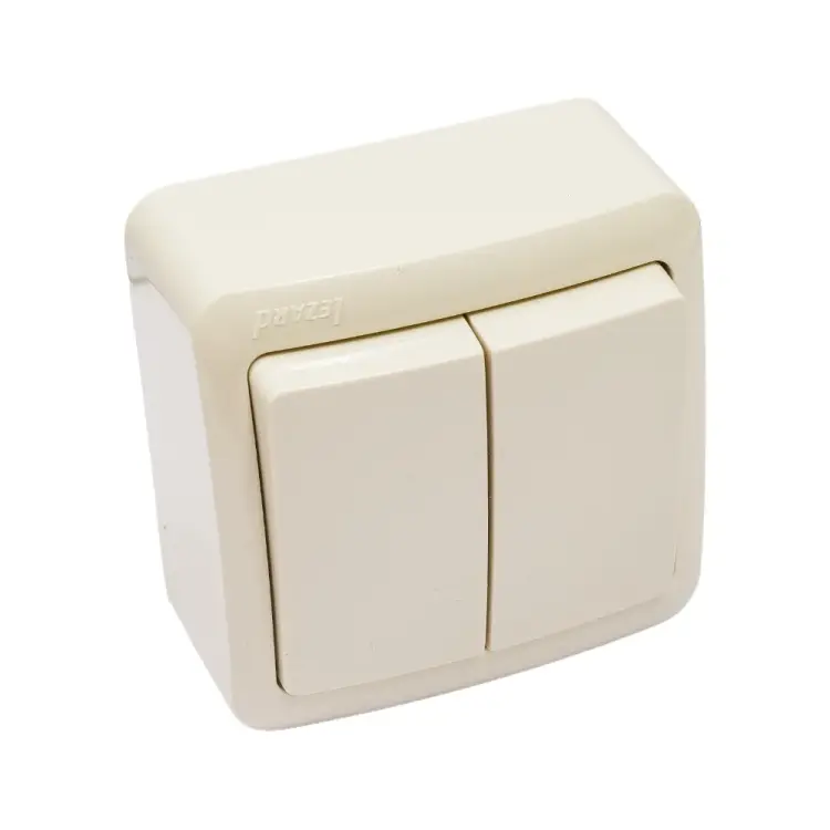 Двойной выключатель Lezard VIOLA 751-0300-101