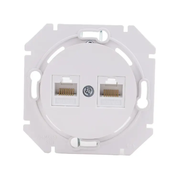 Механизм компьютерной розетки BYLECTRICA ПРОВАНС белый РК216-6312