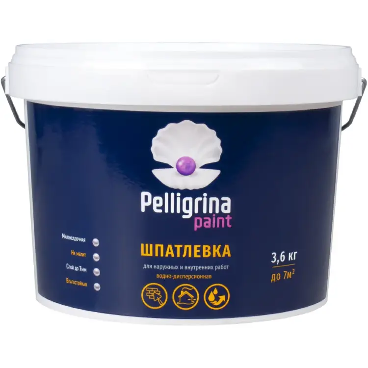 Универсальная акриловая шпатлевка PELLIGRINA PAINT 231234 Универсальная акриловая шпатлевка PELLIGRINA PAINT 231234