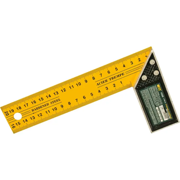 Металлический столярный угольник FIT Профи 19420