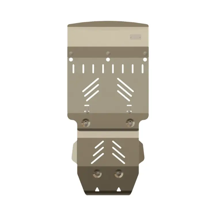 Защита картера и КПП для BENTLEY Mulsanne 2011-2020 6.84 AT, гнутая ,Анод. АМг2 S=5, с крепежом sheriff 2253