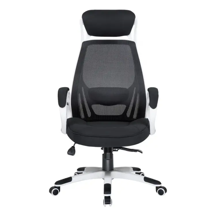 Офисное кресло для руководителей DOBRIN STEVEN WHITE LMR-109BL_W-P_MSH-white