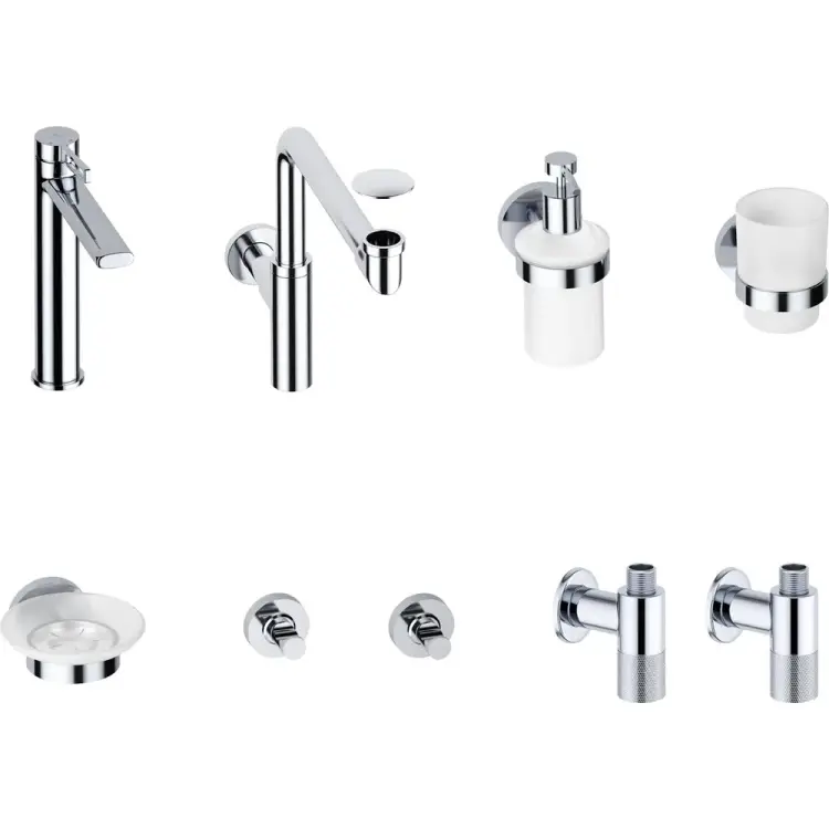 Высокий смеситель для накладной раковины Wellsee ONCE! and forever 201000436