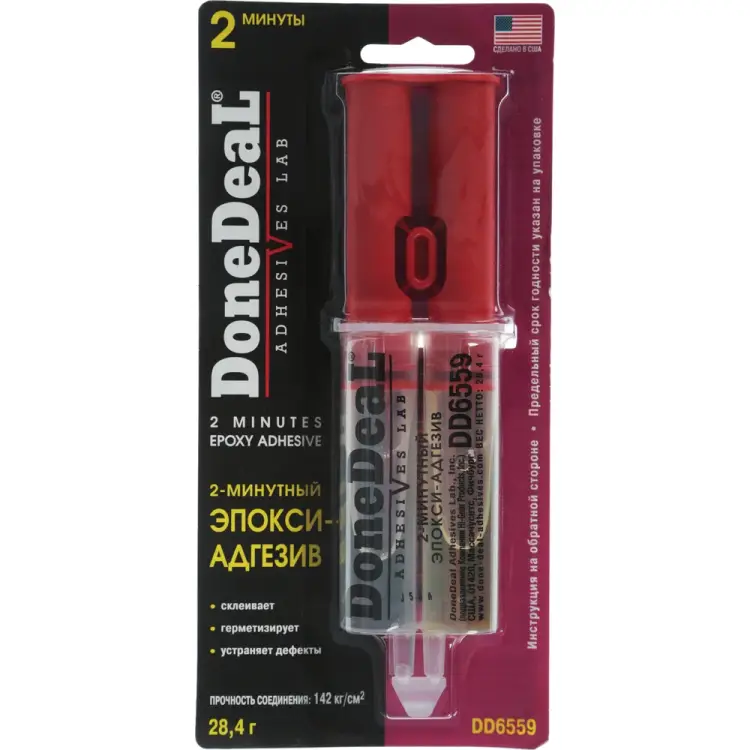 Двухминутный эпокси-адгезив Done Deal DD6559