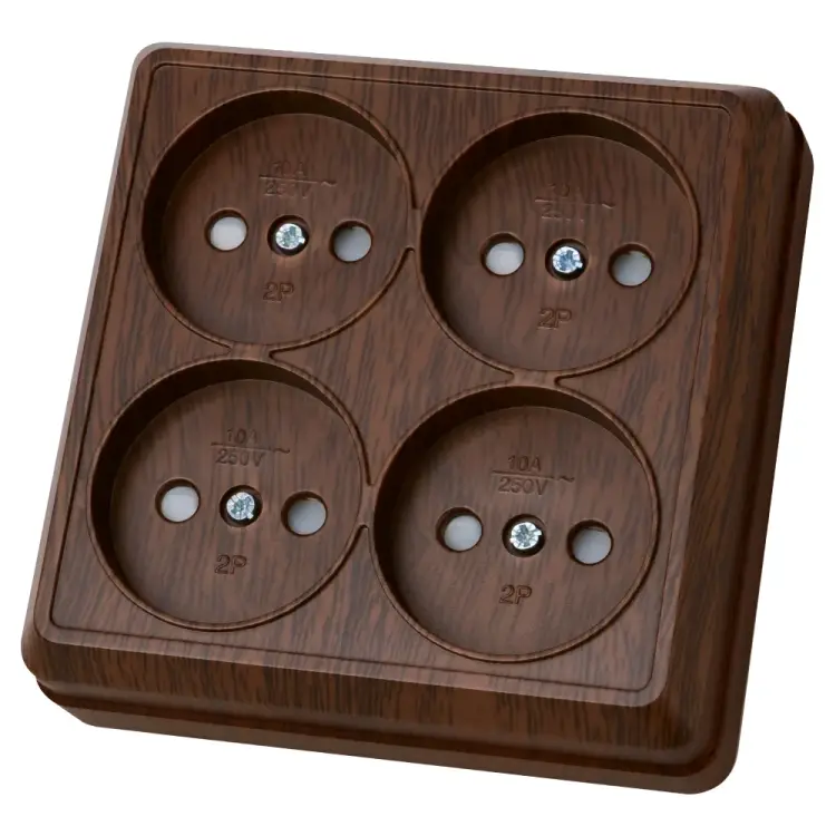 Четырехместная розетка TDM ELECTRIC Ладога SQ1801-0321