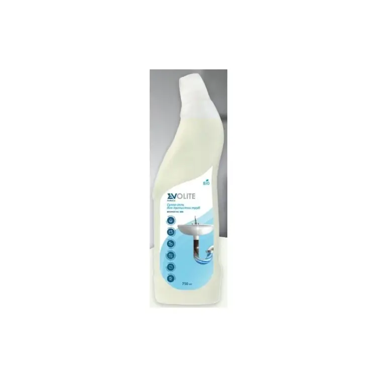 Супер гель для прочистки труб EVOLITE БОМОЛ-КС 306.0,75