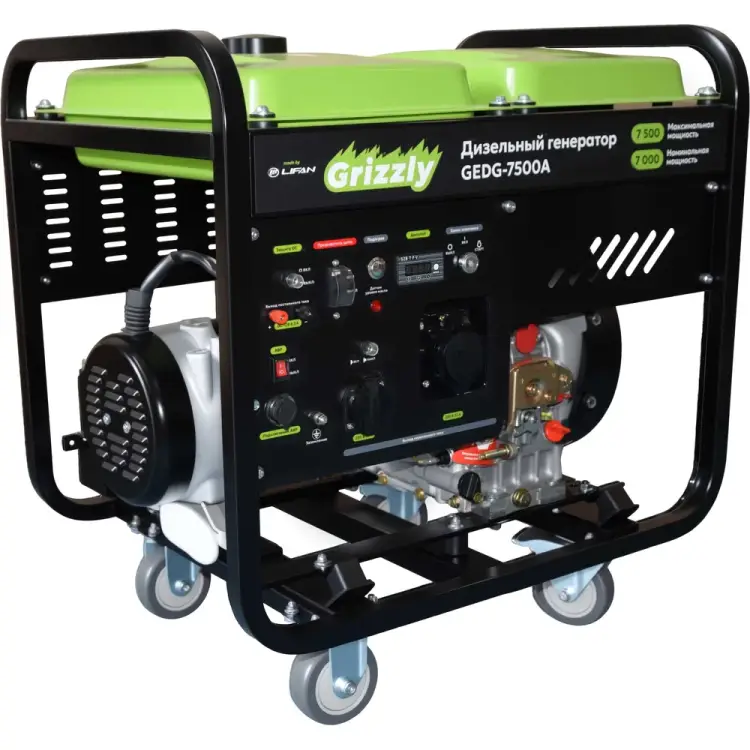 Дизельный генератор Grizzly GEDG-7500A Дизельный генератор Grizzly GEDG-7500A