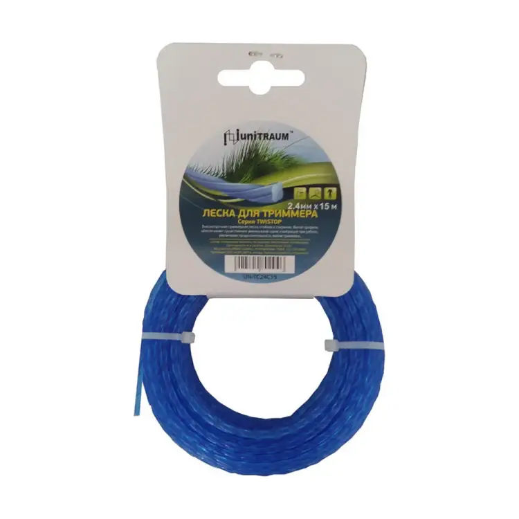 Леска для триммера UNITRAUM UN-TC24C15