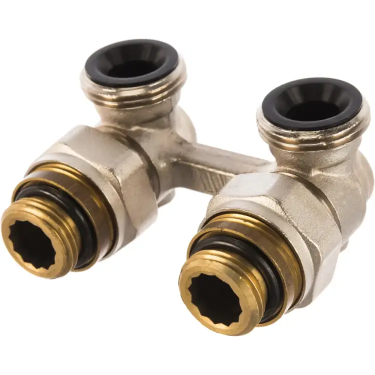 Угловой узел нижнего подключения для радиаторов Watts ECK 10001886