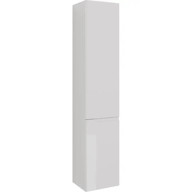 Пенал Lemark MIANO 35 см, подвесной/напольный, правый, 2-х дверный, цвет корпуса, фасада: белый глянец LM06M35P