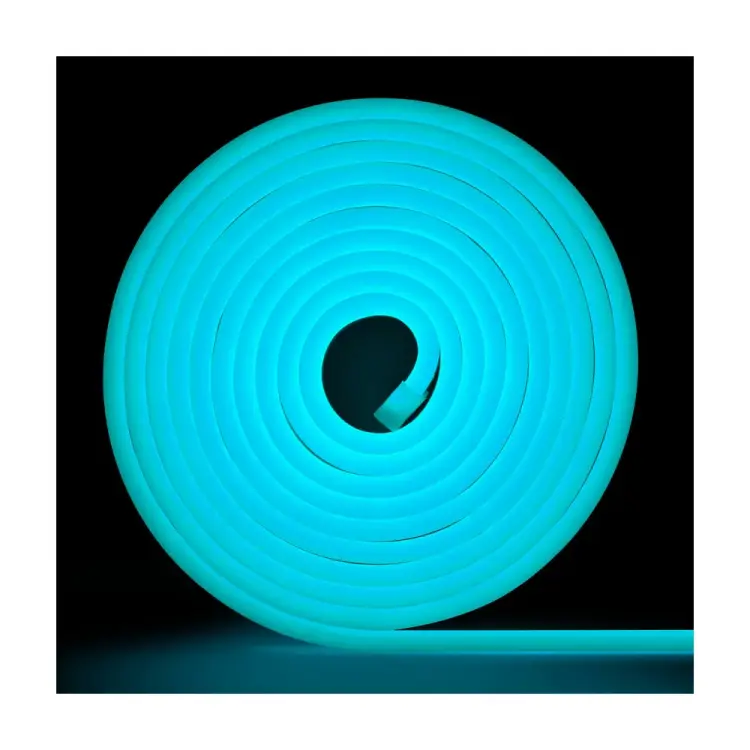 Неоновая светодиодная лента MAKSILED ML-NF-24V-0816-Ice Blue