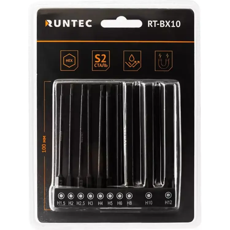 Набор бит RUNTEC RT-BX10 Набор бит RUNTEC RT-BX10