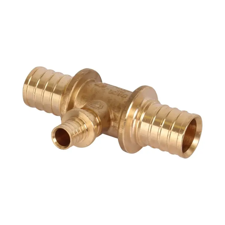 Термостатический смесительный аксиальный тройник для труб из сшитого полиэтилена STOUT SFA-0014-321632