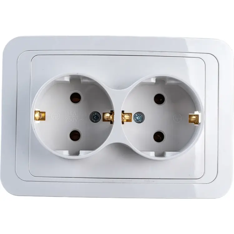 Двойная розетка IN HOME CLASSICO 2128 4680005959921