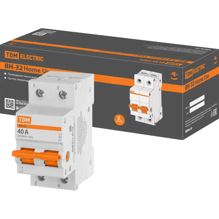 Выключатель нагрузки (мини-рубильник) TDM ELECTRIC ВН-32 Home Use SQ0211-0115