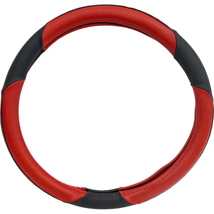 Оплетка руля AUTOPROFI LUXURY AP-1010 BK RD M