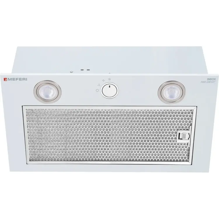 Полновстраиваемая вытяжка MEFERI INBOX60WH PUSH COMFORT