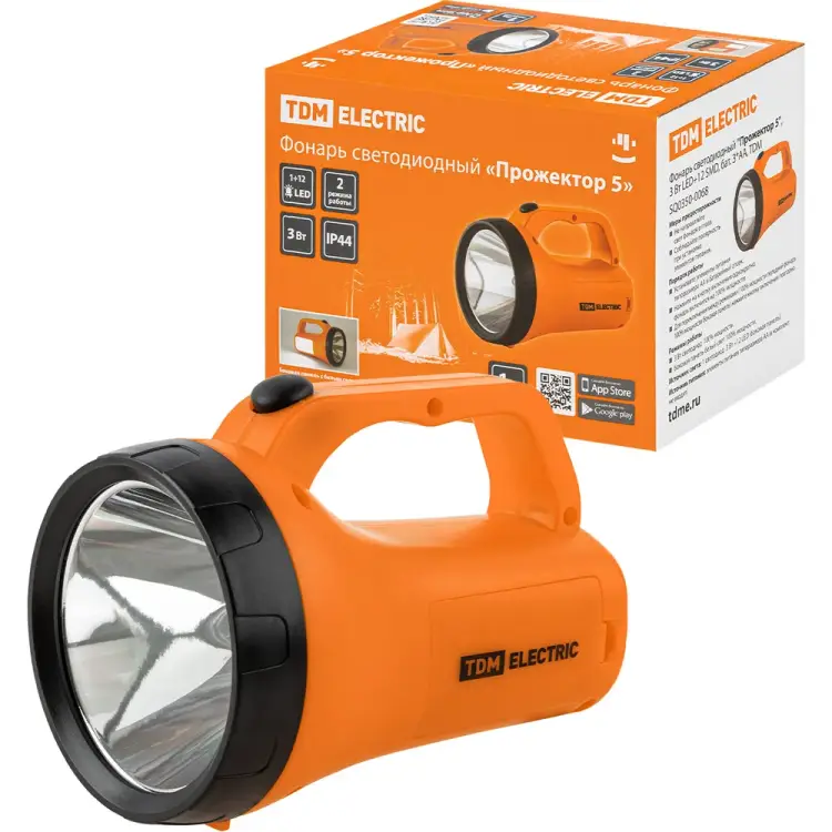 Светодиодный фонарь TDM ELECTRIC прожектор 5 SQ0350-0068