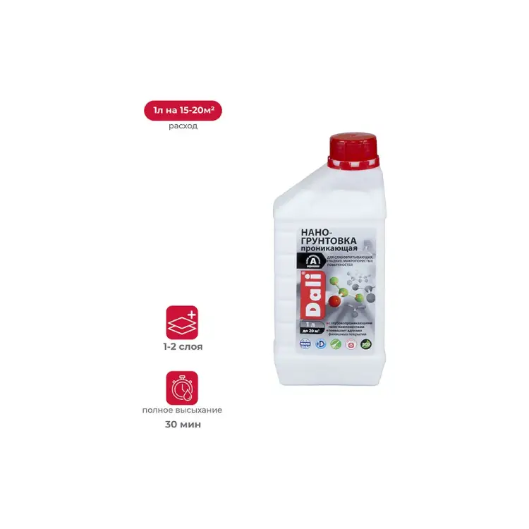 Акриловая глубокопроникающая нано грунтовка DALI DALI 6  15 696