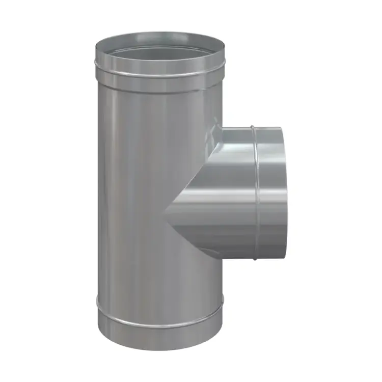 Тройник РОССТИН 90 градусов 150х0.5 мм; AISI 304 НФ-00004132