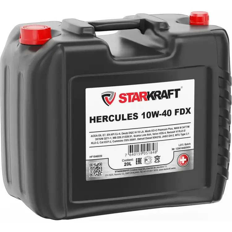 Синтетическое моторное масло STARKRAFT HERCULES FDX 10W40, HF1848020