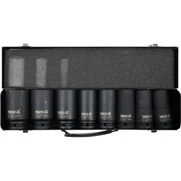 Набор ударных торцевых головок YATO YT-1155
