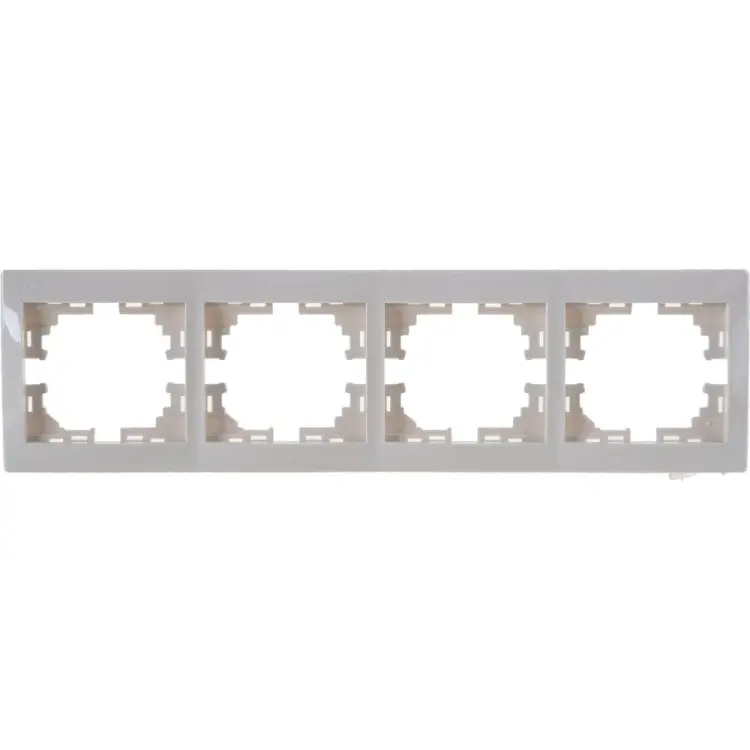 Четырехместная горизонтальная рамка Lezard MIRA 701-0300-149