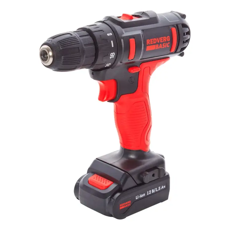 Аккумуляторный шуруповерт REDVERG Basic SD12LE/2-2S 6680818