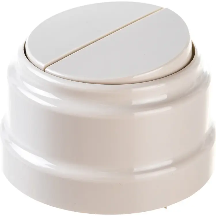 Двухклавишный выключатель BYLECTRICA серия РЕТРО А56-2212 бежевый