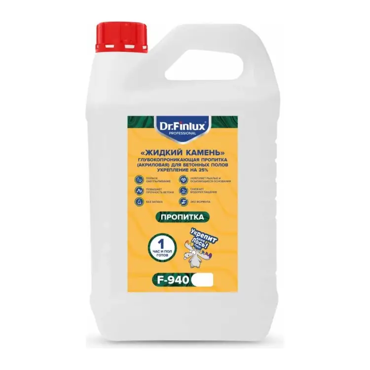 Универсальная пропитка для бетонных полов Finlux Dr. F-940 4603783207039