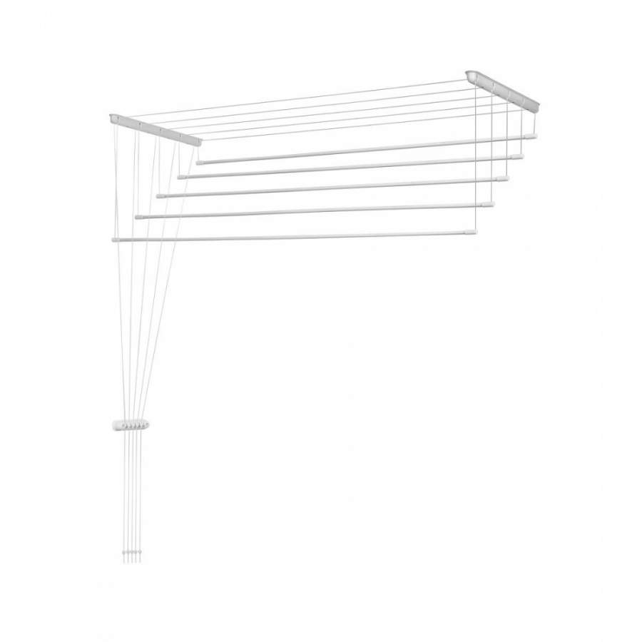 Потолочная сушилка для белья ЛакМет 5 линий, 2.2м