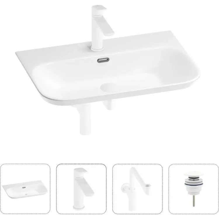 Раковина для ванной Wellsee Eclatant 2.0 201003795