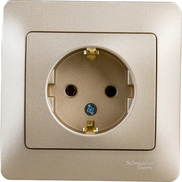 Одноместная розетка Systeme Electric GLOSSA GSL000442