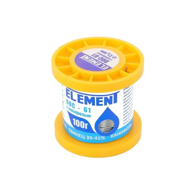 Припой ELEMENT ПОС-61 17464 Припой ELEMENT ПОС-61 17464