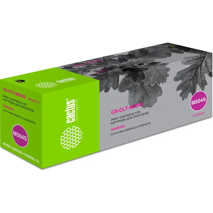 Лазерный картридж для samsung clp-415n/clx-4195fw Cactus clt-m504s 807415