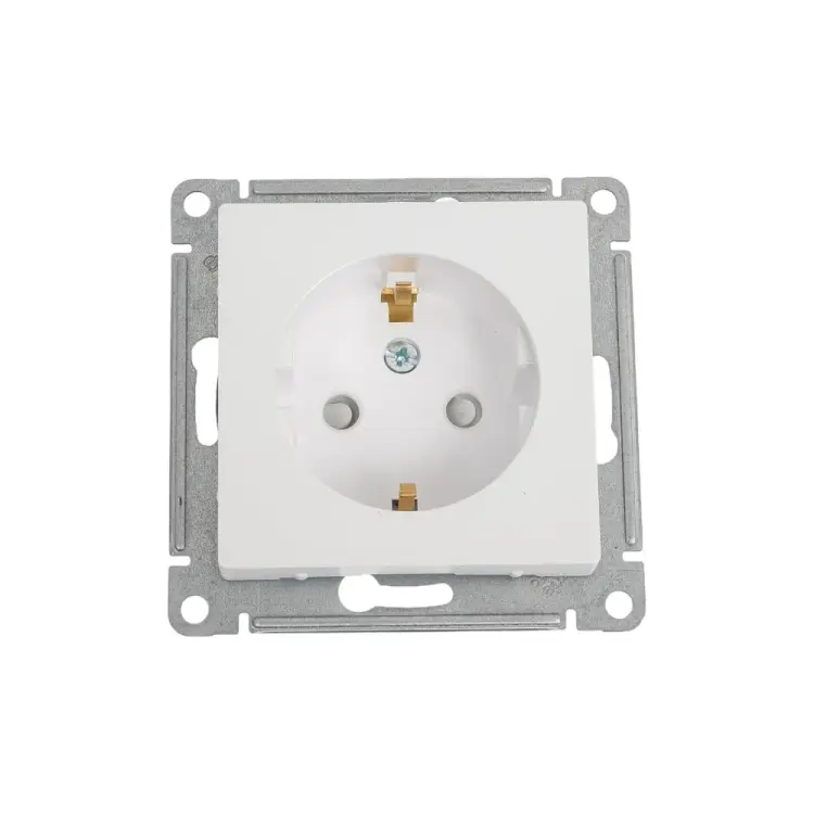 Одноместная розетка Systeme Electric СП ATLAS DESIGN ATN000445