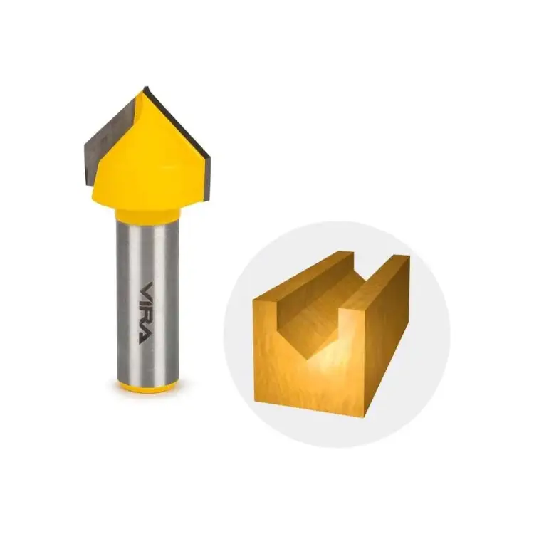 Пазовая галтельная V-образная фреза VIRA L553363