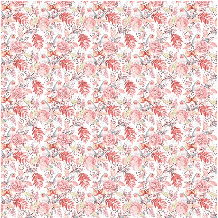 Скатерть Verossa Птички розовые 757393