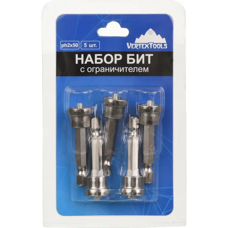 Набор бит vertextools ОГ-PH2-50 Набор бит vertextools ОГ-PH2-50